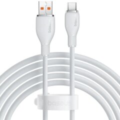 Кабель Baseus Pudding Series USB to Type-C (100W, 5A, 2m) P10355703221-01 - White