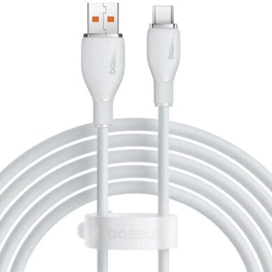 Кабель Baseus Pudding Series USB to Type-C (100W, 5A, 2m) P10355703221-01 - White
