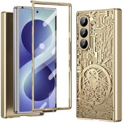 Защитный чехол UniCase Mechanical Legend для Samsung Galaxy Fold 8 Ultra - Gold