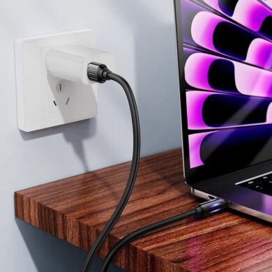 Кабель Hoco U136 Prize USB to Type-C (5A, 1.2m) - Black