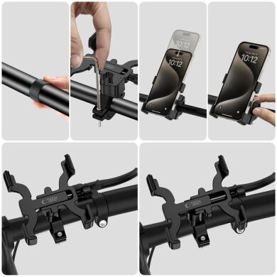 Велосипедний тримач Tech-Protect V3 Universal Mount - Black