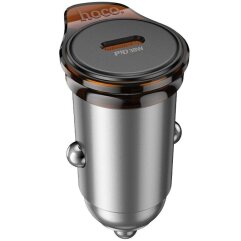 Автомобильное зарядное устройство Hoco NZ16 PD30W (Type-C) - Silver