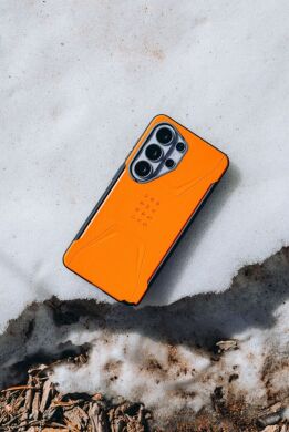Захисний чохол URBAN ARMOR GEAR Civilian MagSafe для Samsung Galaxy S26 Ultra (S948) 214535117297 - Olive Drab / Orange