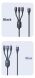 Кабель USAMS US-SJ515 U73 3 in 1 Aluminum Alloy (3A, 1.2m) - Black. Фото 7 из 10