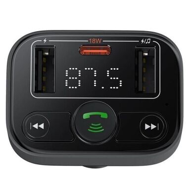 FM модулятор Baseus S-09 Lite Series (C10762300113-00) - Black