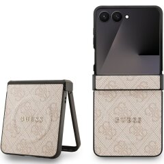 Защитный чехол Guess 4G Classic MagSafe для Samsung Galaxy Flip 7 (GUHMZF7P4MSEGCP) - Pink
