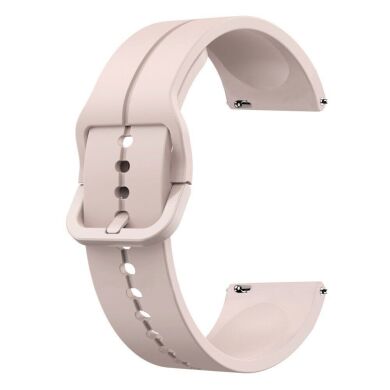 Ремінець Deexe Soft Line для годинників з шириною кріплення 22мм - Light Pink