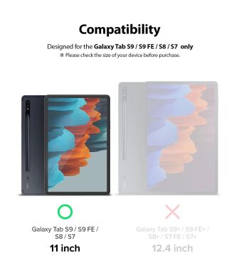 Защитное стекло Ringke Invisible Defender для Samsung Galaxy Tab S11 / S10 FE / S9 / S9 FE / S8 / S7 (8809758101654)