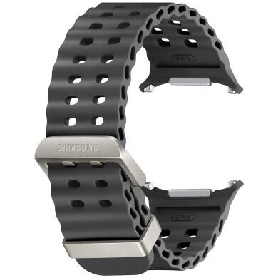 Оригинальный ремешок Marine Band для Samsung Galaxy Watch Ultra (47mm) / Ultra (2025) ET-SNL70MBEGEU Технічна упаковка  - Dark Gray