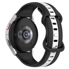 Ремінець Deexe Sport Strap для годинників з шириною кріплення 20мм - Black / White