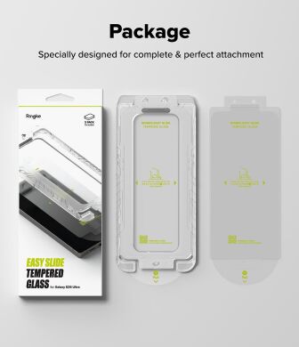 Комплект защитных стекол (2шт) Ringke Easy Slide Tempered Glass для Samsung Galaxy S25 Ultra (S938) 8800274969469