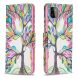 Чохол-книжка Deexe Color Wallet для Samsung Galaxy A22 5G (A226) - Colorful Tree