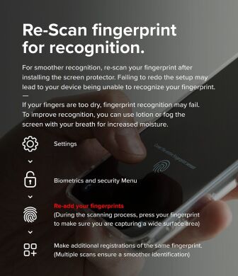 Комплект защитных стекол (2шт) Ringke Easy Slide Tempered Glass для Samsung Galaxy S25 Ultra (S938) 8800274969469