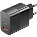 Сетевое зарядное устройство ESSAGER Pinchen 33W (USB + Type-C) ECTAC-PCB01-P - Black. Фото 2 из 15
