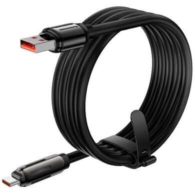 Кабель Hoco U136 Prize USB to Type-C (5A, 1.2m) - Black