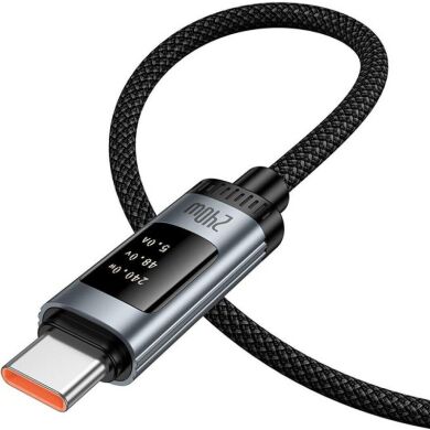 Кабель Hoco U148 Type-C to Type-C (240W, 5A, 1.2m) - Black