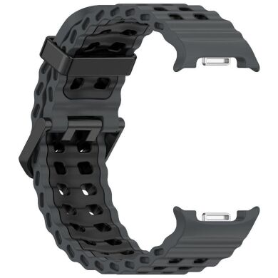 Ремешок Deexe Ocean Strap для Samsung Galaxy Watch 8 (40/44mm) / 8 Classic - Black