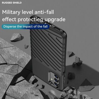 Защитный чехол Deexe Thunder Series для Samsung Galaxy A13 (А135) - Green