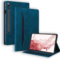 Чехол Deexe Business Style для Samsung Galaxy Tab S9 Ultra (X910/916) - Blue