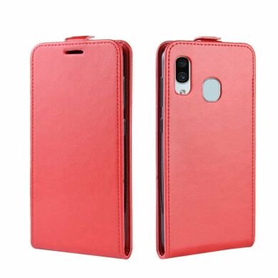 Чехол Deexe Flip Case для Samsung Galaxy A30 (A305) / A20 (A205) - Red