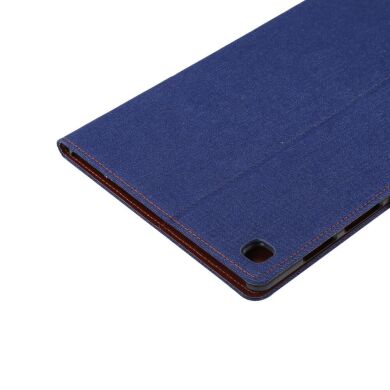 Чехол Deexe Jeans Style для Samsung Galaxy Tab A7 10.4 (2020) - Dark Blue