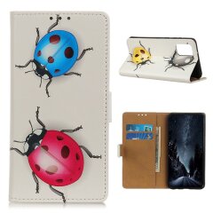 Чохол Deexe Life Style Wallet для Samsung Galaxy M51 (M515) - Ladybugs