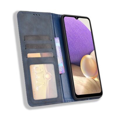 Чохол Deexe Retro Wallet для Samsung Galaxy A13 5G (A136) / A04s (A047) - Blue
