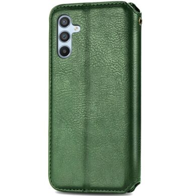 Чехол Deexe Rhombus Wallet для Samsung Galaxy A36 (A366) / A56 (A566) - Green