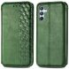 Чехол Deexe Rhombus Wallet для Samsung Galaxy A36 (A366) / A56 (A566) - Green. Фото 1 из 9