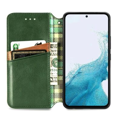 Чехол Deexe Rhombus Wallet для Samsung Galaxy A36 (A366) / A56 (A566) - Green