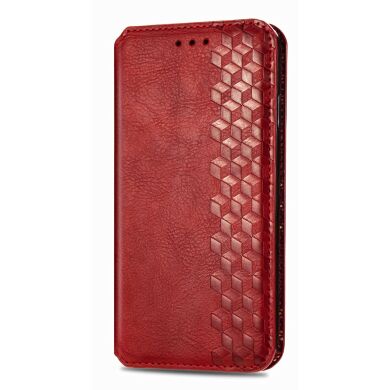 Чехол Deexe Rhombus Wallet для Samsung Galaxy S26 Ultra (S948) - Red
