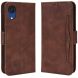 Чехол Deexe Wallet Stand для Samsung Galaxy A03 Core (A032) - Brown. Фото 2 из 9