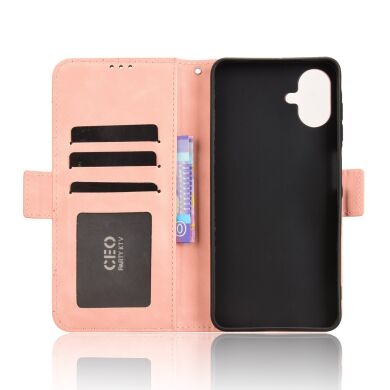 Чехол Deexe Wallet Stand для Samsung Galaxy A07 (A075) - Pink