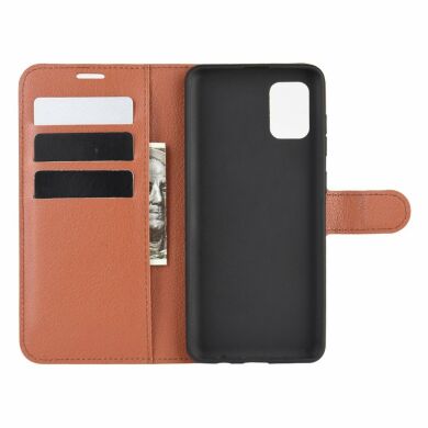 Чохол-книжка Deexe Book Type для Samsung Galaxy A31 (A315) - Brown