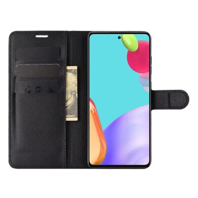 Чехол-книжка Deexe Book Type для Samsung Galaxy A52 (A525) / A52s (A528) - Black