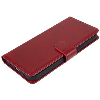 Чехол-книжка Deexe Classic Stand для Samsung Galaxy M35 (M356) - Red