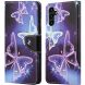 Чехол-книжка Deexe Color Wallet для Samsung Galaxy A04s (A047) / A13 5G (A136) - Sparkling Butterflies. Фото 1 из 6