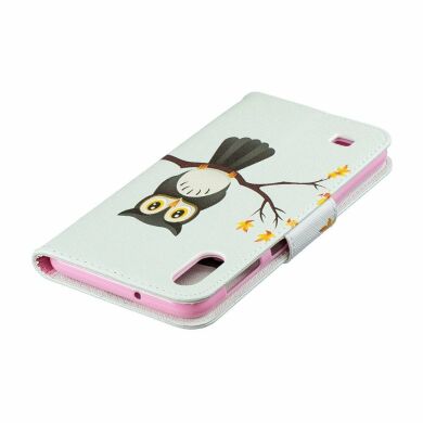 Чохол-книжка Deexe Color Wallet для Samsung Galaxy A10 (A105) - An Owl Standing on Branch