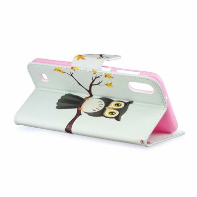 Чохол-книжка Deexe Color Wallet для Samsung Galaxy A10 (A105) - An Owl Standing on Branch