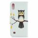 Чохол-книжка Deexe Color Wallet для Samsung Galaxy A10 (A105) - An Owl Standing on Branch