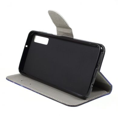 Чехол-книжка Deexe Color Wallet для Samsung Galaxy A7 2018 (A750) - Butterflies Pattern