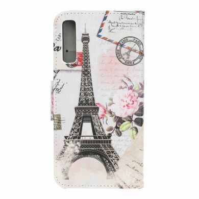 Чохол-книжка Deexe Color Wallet для Samsung Galaxy A70 (A705) - Eiffel Tower