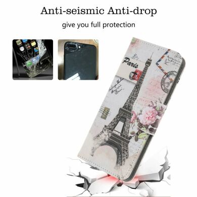 Чохол-книжка Deexe Color Wallet для Samsung Galaxy A70 (A705) - Eiffel Tower