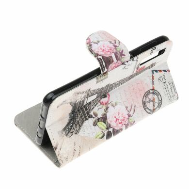 Чохол-книжка Deexe Color Wallet для Samsung Galaxy A70 (A705) - Eiffel Tower