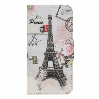 Чехол-книжка Deexe Color Wallet для Samsung Galaxy A70 (A705) - Eiffel Tower