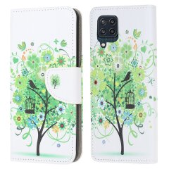 Чехол-книжка Deexe Color Wallet для Samsung Galaxy M32 (M325) - Green Tree