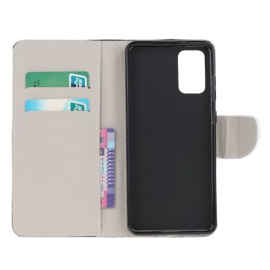 Чехол-книжка Deexe Color Wallet для Samsung Galaxy S20 FE (G780) - Blue Butterfly