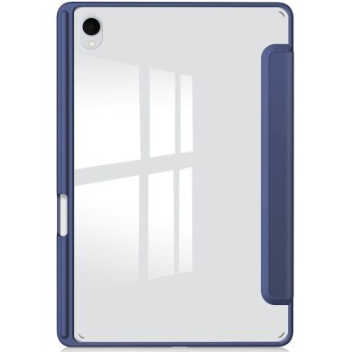 Чехол-книжка Deexe Crystal Back для Samsung Galaxy Tab S11 (X730/X736) - Dark Blue