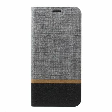 Чехол-книжка Deexe Lines Texture для Samsung Galaxy A20 (A205) / A30 (A305) - Grey