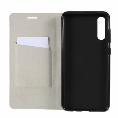 Чохол-книжка Deexe Lines Texture для Samsung Galaxy A70 (A705) - Black